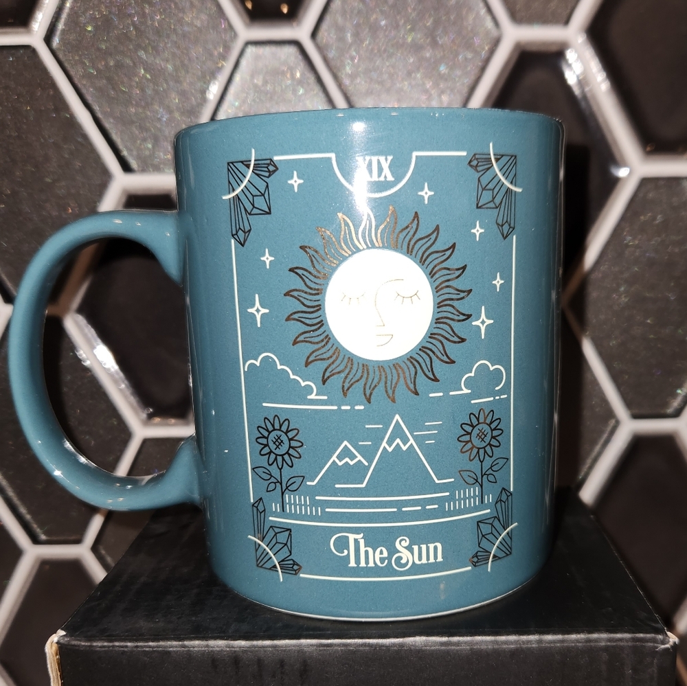 The Sun Tarot Mug - Blue